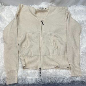 Vince Hooded Zip-up Sweater